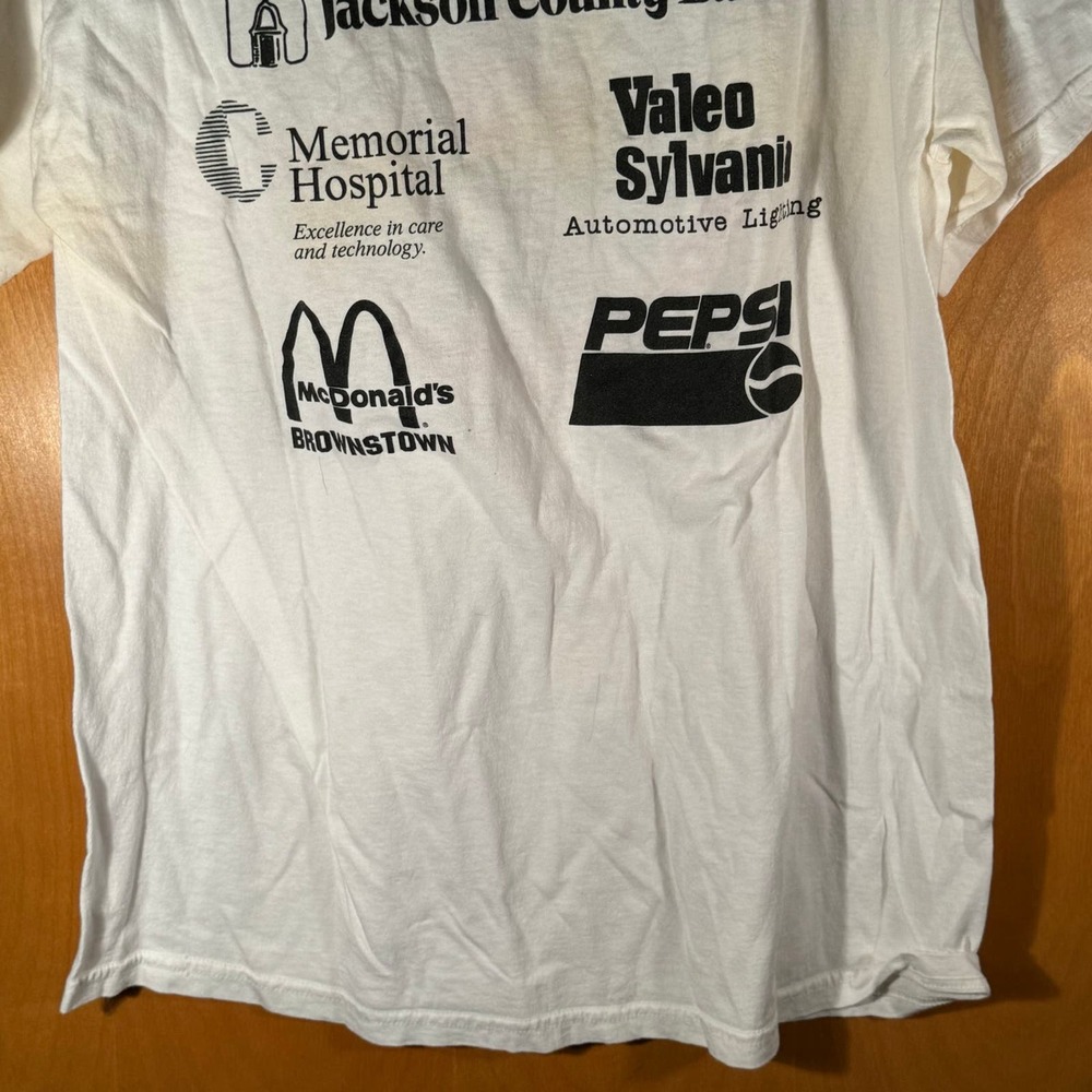 Vintage 1998 Brownstown Indiana IN Watermelon Festival 5K Run Walk Shirt Large L - Picture 8 of 8